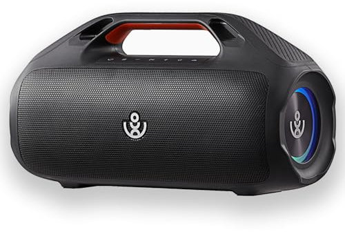 INMOZATA Portable Bluetooth Speaker 160W Wireless Speaker with Deep Bass, 4 Audio Drivers, IPX5 Waterproof, 20H Playtime, Power Bank,Wireless Stereo Pairing for Home, Outdoors, Travels