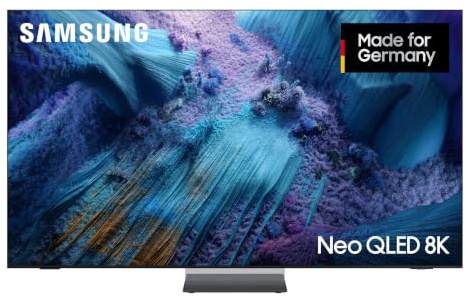 Samsung Neo QLED 8K QN990F 75 Zoll (189 cm) Mini LED Fernseher, Antireflexion, NQ8 AI Gen3 Prozessor, 8K Upscaling Pro, Wireless One Connect, Art Store Galerie, Samsung Vision AI Smart TV