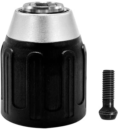 Portabrocas sin llave N196034 con tornillo de mandril para taladro inalámbrico DeWALT DCD771C2 DCD785C2 DCD780B DCD775B DCD760B DC970K DC970K-2 DC759KA DC725K-2 DC725B DCD735