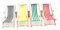 MUSISALY Praktisches Mini-Spielzeug Aus Holz Mini-strandstuhl Maßstab 1:12 Spielhaus-Ornament