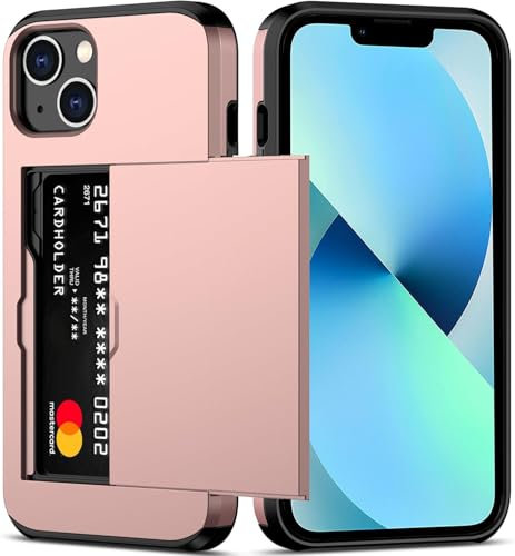 Cesryorsis für iPhone 12 Mini/iPhone 13 Mini hülle mit kartenfach, Silikon TPU Handyhülle, Ultra Dünn, Soft, Stoßfest Schutzhülle，Bumper Cover