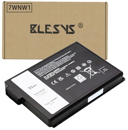 BLESYS 51Wh 7WNW1 Laptop Akku für Dell Latitude 5420 5424 7424 Rugged Extreme 14-inch Serie P85G P86G P85G001 P86G001 GK3D3 DMF8C DMF0C 6NNCF DP3KF 451-BCHV 0DMF8C 0GK3D3 07WNW1 11.4V
