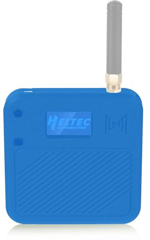 ESP32 LoRa V3 Entwicklungsplatine mit 863-928MHz Antennen + 3000mAh Akku + Meshtastic Case, ESP32-S3 CP2102 Integriertes WiFi Bluetooth OLED Display für Arduino LoRaWAN IOT (N32 Version, Blau)