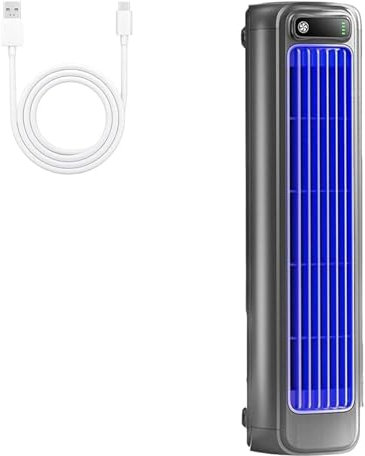 Genérico Aire Acondicionado Portátil Qinux Brizaac Imwing Cooling Ace, Ventilador Silencioso De Bajo Consumo Sherum Brezza AC, Aire Acondicionado Libiyi Cooling Ace, 3 Velocidades Y Pantalla