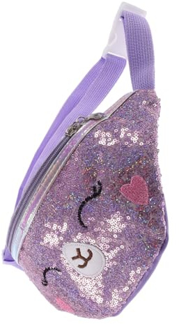Gatuida Sac Banane Pour Garçon Fille Motif Chat Pochette Bandoulière Sac Poitrine Fille Garçon Contenant Miroir Jouets Porte-monnaie