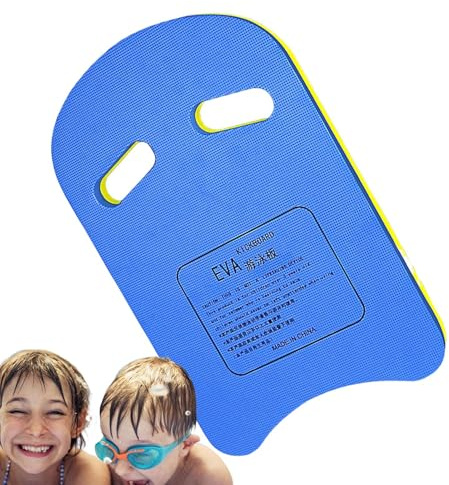 Tabla de natación – 45 x 29 x 2,8 cm en forma de U antideslizante de goma EVA con superficie de agarre | Equipo de ejercicio acuático para fitness, aprendizaje, entrenamiento, piscina y natación