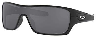 Oakley Man Sunglasses Polished Black Frame, Prizm Black Polarized Lenses, 0MM