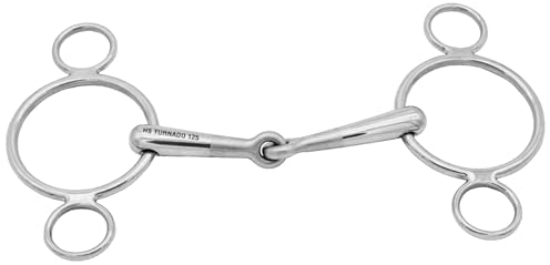Sprenger - Edelstahl 3-Ring Trense TURNADO
