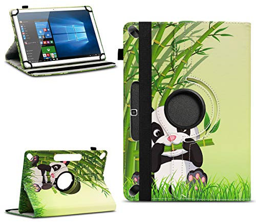 NAUC Tablet Schutzhülle kompatibel für Acer Iconia One 10 B3 A50 A40 A32 A30 A20 A10 Hülle Universal Tasche Kunstleder Standfunktion 360 Drehbar, Farben:Motiv 14