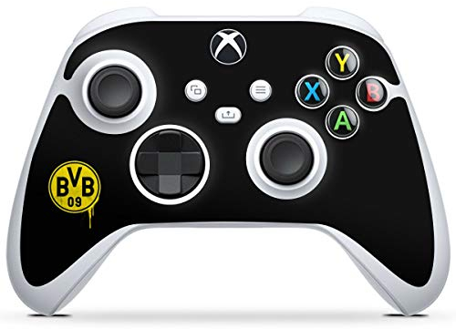 DeinDesign Skin kompatibel mit Microsoft Xbox Series S Controller Folie Sticker Borussia Dortmund BVB Offizielles Lizenzprodukt