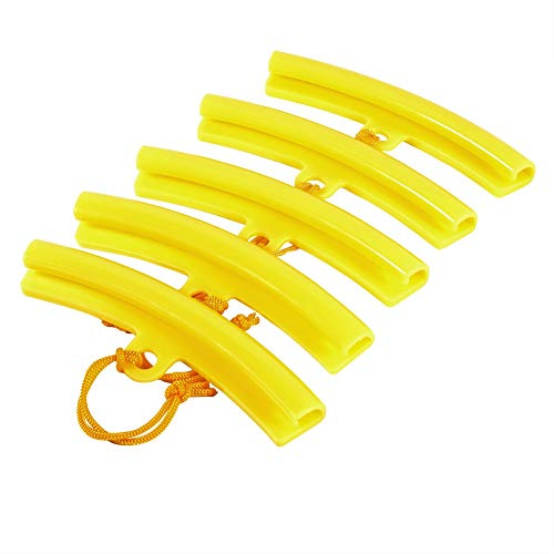 VOBOR 5 Pcs Car Tire Rim Protectors, Motorcycle Wheel Rim Saver, Motorcycle Tire Changer Rim Protector Car Wheel Changing Edge Savers Tool(Yellow)