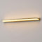 HKLY Vintage Messing Spiegellampe Bad, IP44 Badezimmer Lampe Spiegelleuchte Warmweiß 3000K mit Acryl Lampenschirm, LED Badlampe Wand Retro Schminklicht für Schlafzimmer,80cm/18w