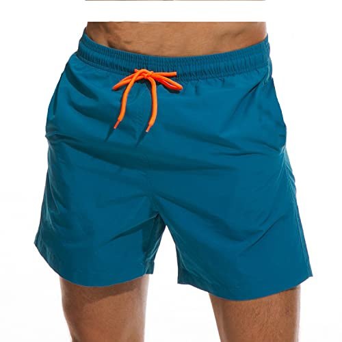 Emosua Auflösen Badehose Geburtstag Streich Lustiges Junggesellenabschied Strand Party Geschenk für Ihren Bro verlieren Seine Badeshorts im Schwimmbad, Acid Blue, XL
