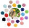 15 Pièces Mousseline de Soie Fleurs Barrettes de Cheveux Multicolore Clip de Fleurs Roses Pinces à Cheveux Fleur Rose Barrettes Fleur Rose Fleur Clip pour Filles Femmes Enfants Fête Plage Mariage