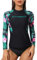 ATTRACO Womens Long Sleeve Rash Vest UV Sun Protection Rash Guard Swim Shirt M