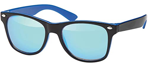 BEZLIT Jungen Kinder Sonnen Brille Designer Modern Cool Abgefahren 30408 Blau/Schwarz/Blau