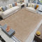 Latepis Teppich Wohnzimmer Flauschig Beige 200x300 cm Waschbarer Kunstfell Teppich Hochflor Weich Fellteppich Shaggy Rug