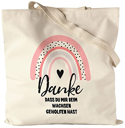 Hey!Print Danke Dass Du Mir Beim Wachsen Geholfen Hast Jutebeutel Erzieherin Kindergarten Tagesmutter