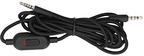 Reemplazo Cable para G433 G233 G Pro G Pro X para Juegos, Cable Casque Cable Auxiliar de 3,5 mm Cable para Cascos Volumen con Control de Volumen y Control de micrófono