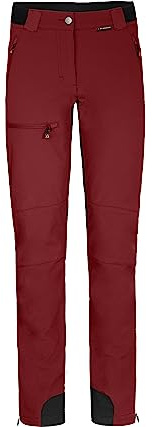 Bergson BRYNE Comfort (Slim) | Damen Winter Softshellhose, mit warmem Innenfleece und voll elastischem Gesäßeinsatz, Sun-Dried Tomato [109], 40 - Damen