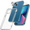 FLLAO Cover per iPhone 13 con 2 Pellicola Vetro Temperato e 1 Pellicola Protezione Fotocamera, TPU in silicone Trasparente Sottile Antiurto Anti-Graffio Custodia per iPhone 13 6.1