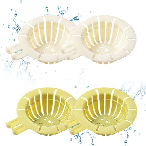 4 PCS Rabbit Draining Basket, 2024 New Kitchen Sink Drains Strainers Stopper Kits, Multi-Function Drain Basket Drain Food Catcher for Kitchen Sink Kitchen Accessories Gadgets (8 PCS)