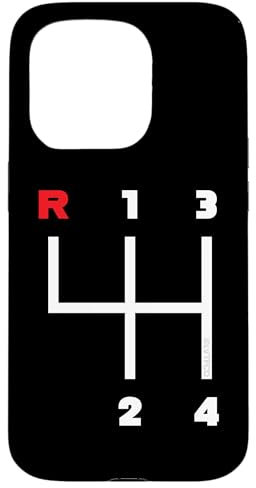 iPhone 15 Pro Manual Transmission Gear Shifter Pattern (4 Speed) Case