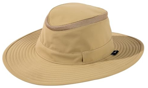 TOP-EX Herren Sonnenhut Outdoor - UV-Schutz Sommerhut Safari Mütze, Wasserdicht und Winddicht, Faltbarer Fischerhut für Männer, Ideal für Camping, Wandern, Jagd und Survival XL Khaki