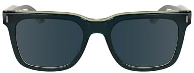 Calvin Klein Men's Sunglasses CK24536S - Petrol/Smoke with Solid Blue Lens