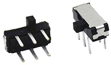 20 pièces noir 6 broches côté allouer Six pieds insérer directement interrupteur à bascule miniature tactile