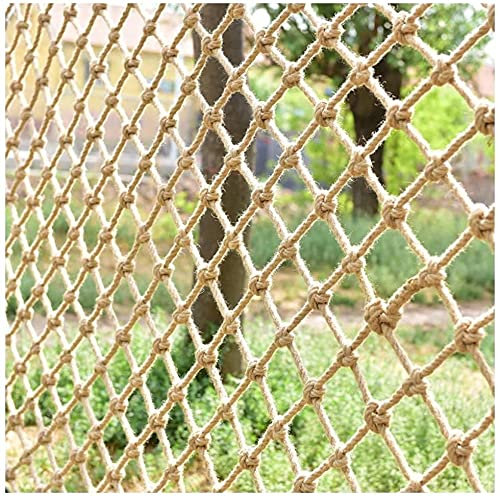 Dickes Seil-Kletternetz für Kinder – 5 m x 5 m, Outdoor-Hängematten-Mesh-Netz für Spielplätze, Baumhäuser, anpassbares Seilnetz, Zaun, Sicherheitskletternetz