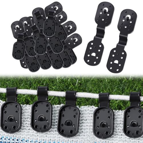 Kunststoff Clips für Schutztuch, 50/100/200 Stück Clips für Sonnensegel mit Öse Sonnensegel Befestigung Clips Halteklammer Garten Schatten Clips für Schattiernetz Sonnen Segel Zubehör (100pcs)