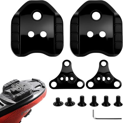 Kompatibel mit Shimano SPD Plattenadapter SM-SH41 Fahrrad Schuh,Fahrrad Schuhplattenset, Schuhe Adapter Cleats, Metallisch Fahrradpedal Adapter Konverter für Radfahren Rennrad Cycling