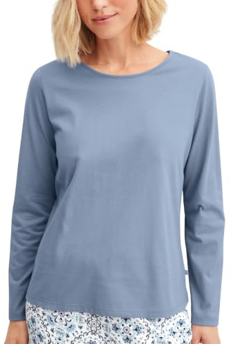CALIDA Favourites Langarmshirt Damen | aus Baumwolle, pflegeleicht, mit soften Bündchen