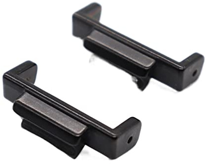 Metallschnalle 22mm bis 16mm Edelstahl Watch Strap Adapter für Casio G-Shock DW5600 GA110-Anschlüsse Gshock-Uhrband-DIY-Konverter(Black)