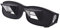 UUOUU Horizontal Lazy Glasses High Definition Glasses Periscope Lie Down Watch Read TV Down Periscope Glasses Size L (Black)
