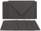 25 Klappkarten mit Umschlägen Set Anthrazit - DIN A6 Blanko Doppelkarten 14,8 x 21 cm (160 g/m²) - DIN C6 Umschlag 11,4 x 16,2 cm (120 g/m²) Nassklebung - Grußkarten Einladungskarten Hochzeit