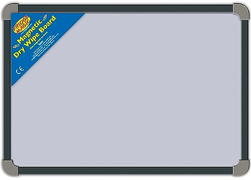 Vielseitiges magnetisches A2-Whiteboard mit robustem Kunststoffrahmen und Holzrückseite, 60 x 45 cm, ideal für den Einsatz zu Hause, im Büro und im Bildungsbereich