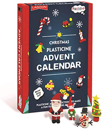 Lagoon Group The 6769 Plasticine Christmas Advent Calendar, Multi