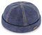 fiebig Dockermütze Leinen | Dockercap mit Rollrand | Fischermütze mit Baumwollfutter (61-XL, Jeansblau)