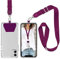takyu Phone Lanyard, Lanyard Neck Strap with Strong Clip and Keychain for Keys, ID Badge Holder, USB or Cell Phone (Purple)