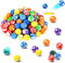 Steemjoey 30Pcs Flummis, 20mm Flummis Springball Gummiball, gemischte Farben, Hüpfbälle und Kindergeburtstag Gummibälle Gastgeschenke