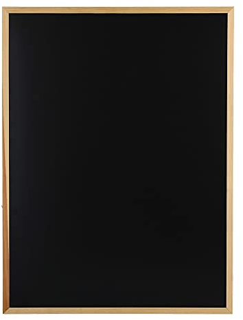 Zeller 11275 Kreide-/Magnettafel, Metall/Kiefer, schwarz (ca. 60 x 80 cm)