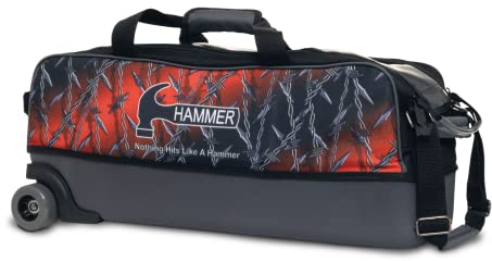 HAMMER Unisex – Erwachsene Dye Sub Triple Tote Bowling Bag-Barbwire Taschen, Stacheldraht, Einheitsgröße