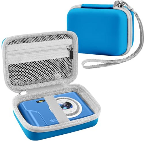 Leayjeen Custodia per Macchina Fotografica Digitale, Compatibile con FAYIBUY/CCN/KODAK/Duluvulu/nezini(Solo Custodia) Blu