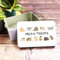 Fingerprint Designs Cute & Funny Cats Personalised Tin, 19.2x12.7x7.5 cm, 3-4 Liters, Air Tight Rectangle Gift Tin