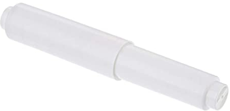 Hemobllo 4 Stück Klopapier Halterung Wc Zubehör Metallständer Klopapierrollenhalter Toilettenpapierrolle Tauschen Gewebe Einziehbare Zahnstangenstange Papierhalter Weiß Teleskopisch