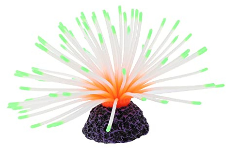 FRCOLOR Planta Artificial Fluorescente para Decoración Acuario 1 Pieza Simulación Decoración Duradera
