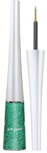 Eyeliner liquido verde metallizzato eyeliner glitter a lunga durata pigmentato impermeabile glitter eyeliner make up occhi glitter (verde #2