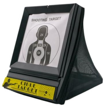 Softair Target Kugelfang - Zielscheibe für Airsoft, Paintball und Steinschleuder - Perfekt für Gewehr, Sniper, Pistole & Zwille Zubehör für 0,5 Joule Softgun & Erbsenpistole leichte entnahme der Kugel